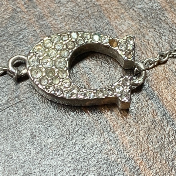 COACH Pave Signature Slider Bracelet silver with C l - Picture 5 of 7